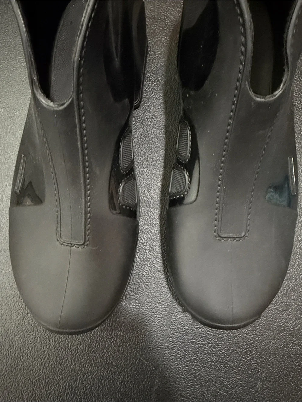 Men's Waterproof Black Slip-On Rain & Snow Boots